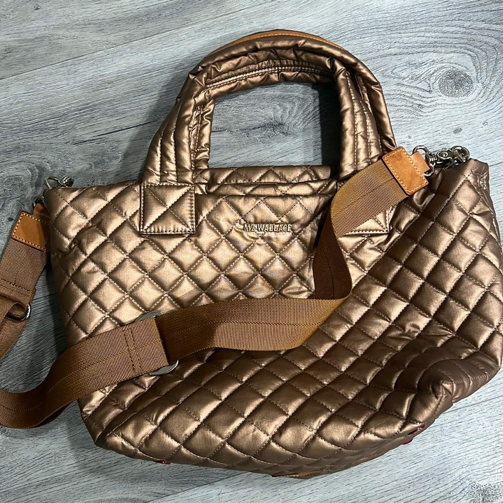 MZ WALLACE SMALL METRO TOTE BRONZE